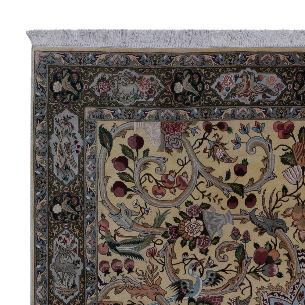 Tabriz - 50 Raj Tapijt 200x200cm - Perzisch tapijt