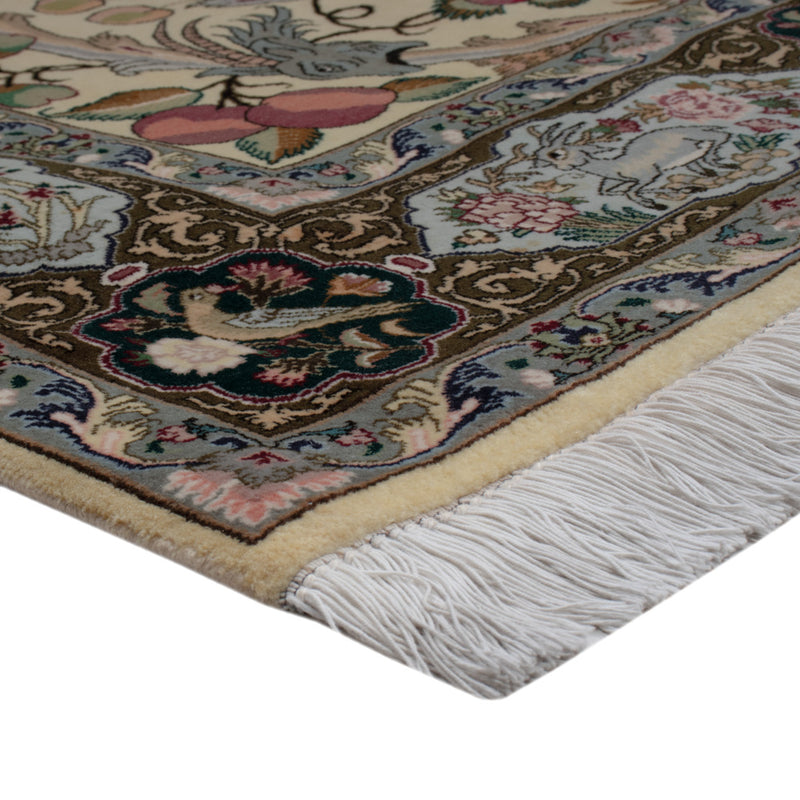 Tabriz - 50 Raj Tapijt 200x200cm - Perzisch tapijt