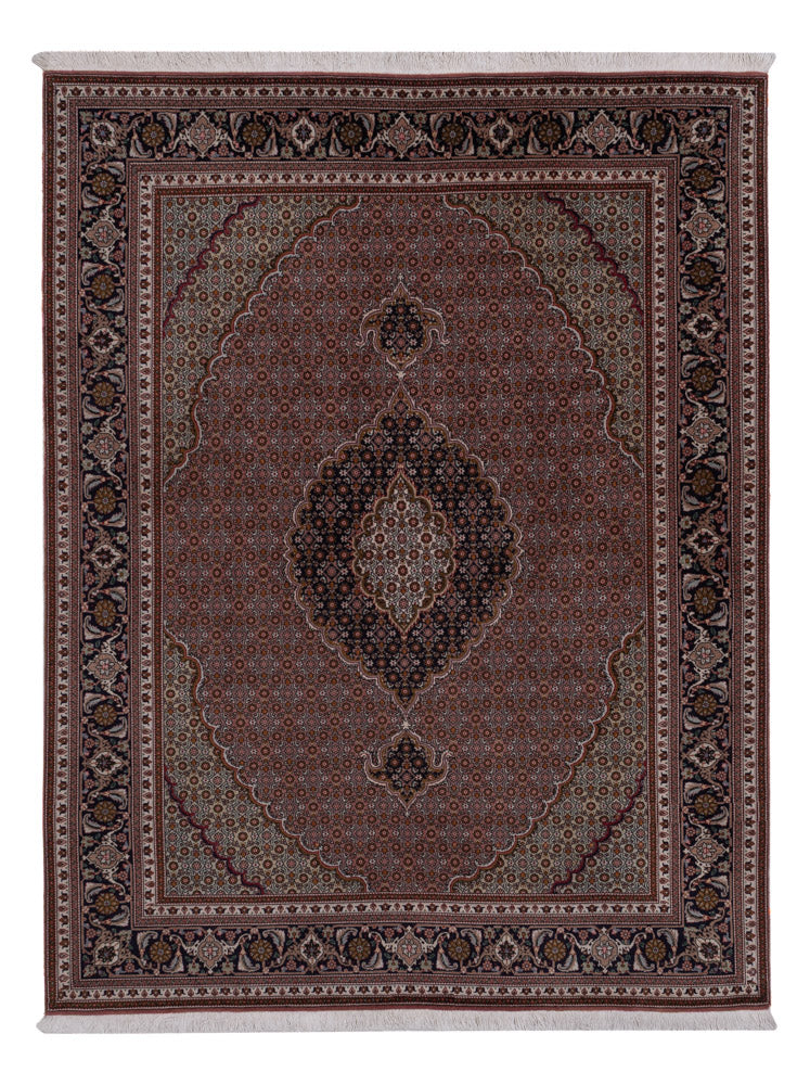 Perzisch tapijt - Tabriz - Royal - 200 x 150 cm - donker beige