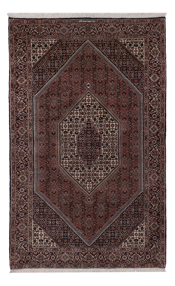 Perzisch tapijt - Bijar - 228 x 142 cm - donkerbruin
