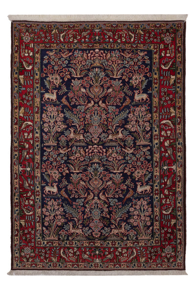 Qom Tapijt 138x206cm - Perzisch tapijt