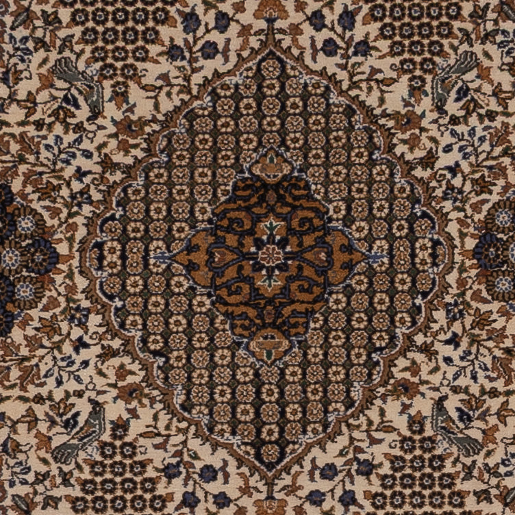 Perserteppich - Ghom - 226 x 135 cm - dunkelbeige