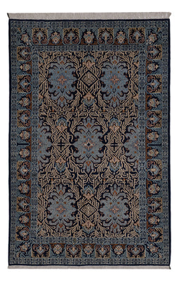 Perzisch tapijt - Keshan - 208 x 134 cm - benzine blauw