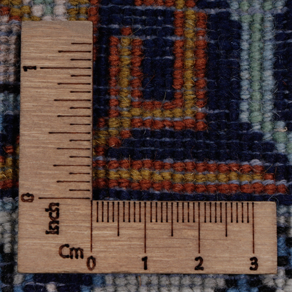 Perzisch tapijt - Keshan - 208 x 134 cm - benzine blauw