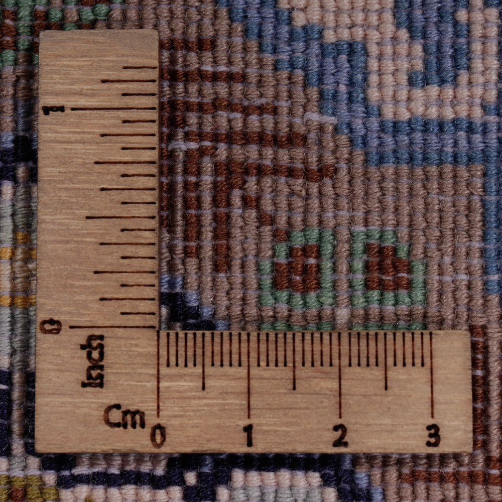 Perserteppich - Keshan - 199 x 137 cm - dunkelbeige