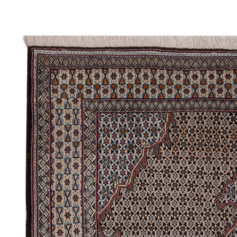 Perzisch tapijt - Tabriz - Royal - 202 x 135 cm - donker beige