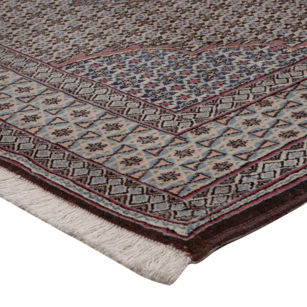 Perzisch tapijt - Tabriz - Royal - 202 x 135 cm - donker beige