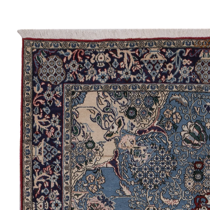 Perzisch tapijt - Ghom - 218 x 140 cm - blauw