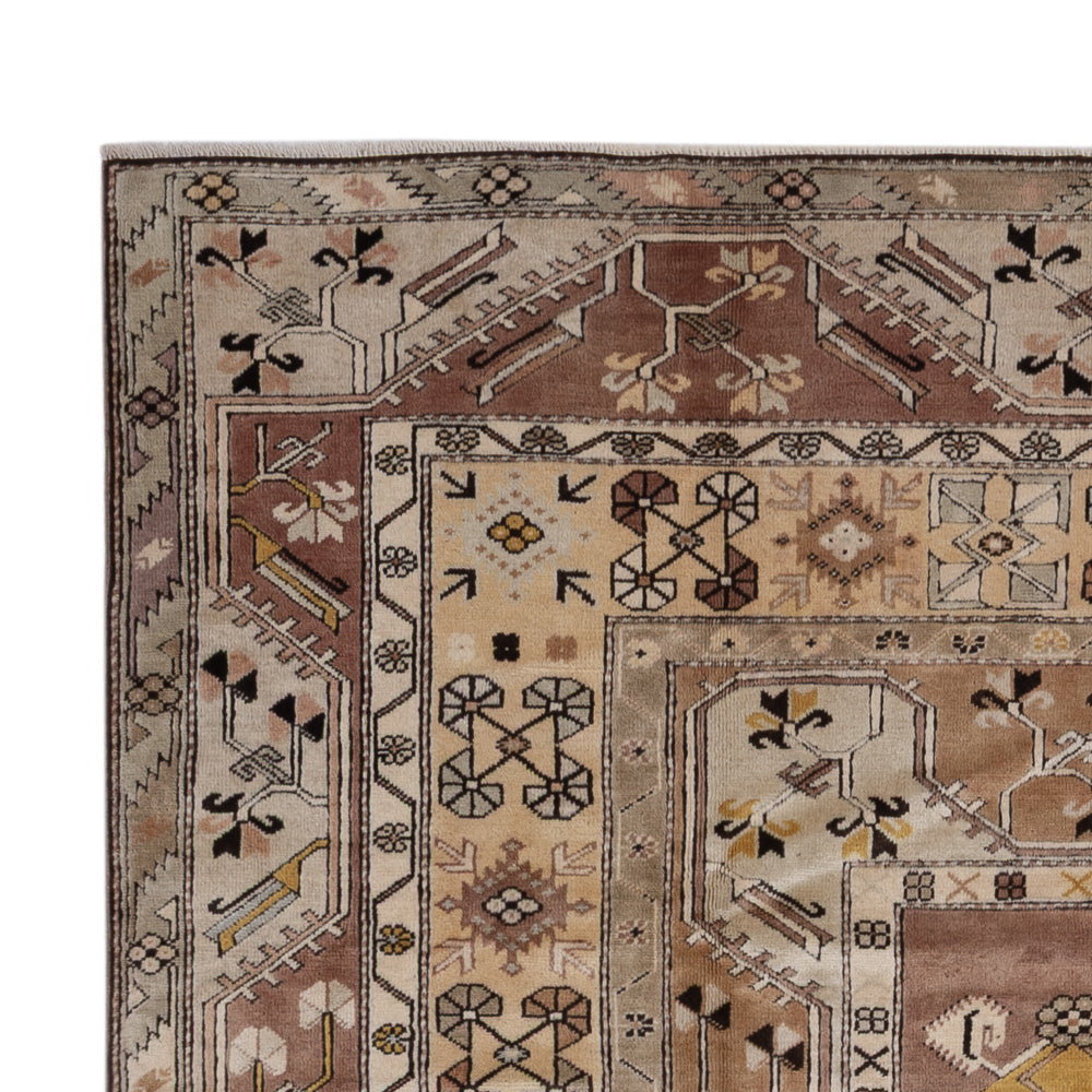 Zijden tapijt - Kayseri - 280 x 200 cm - licht beige