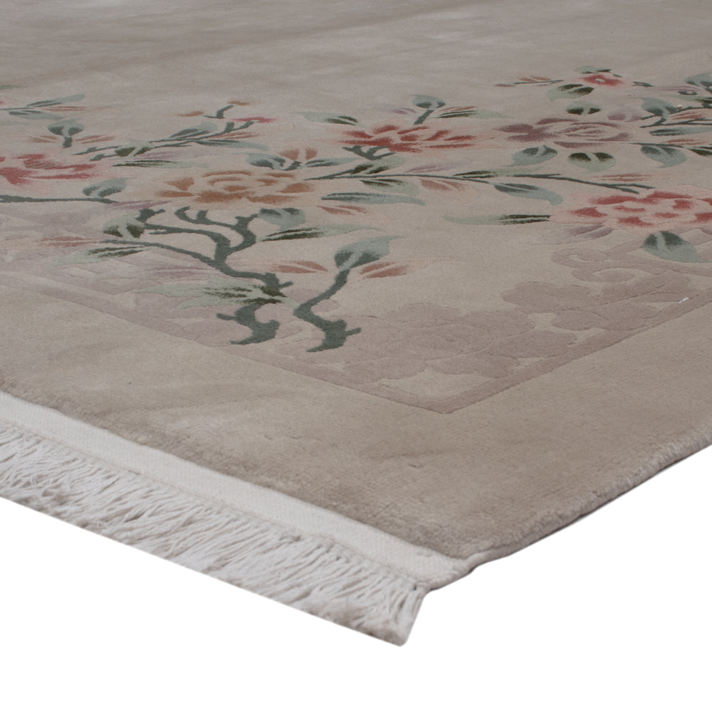 China Teppich - 307 x 240 cm - dunkelbeige