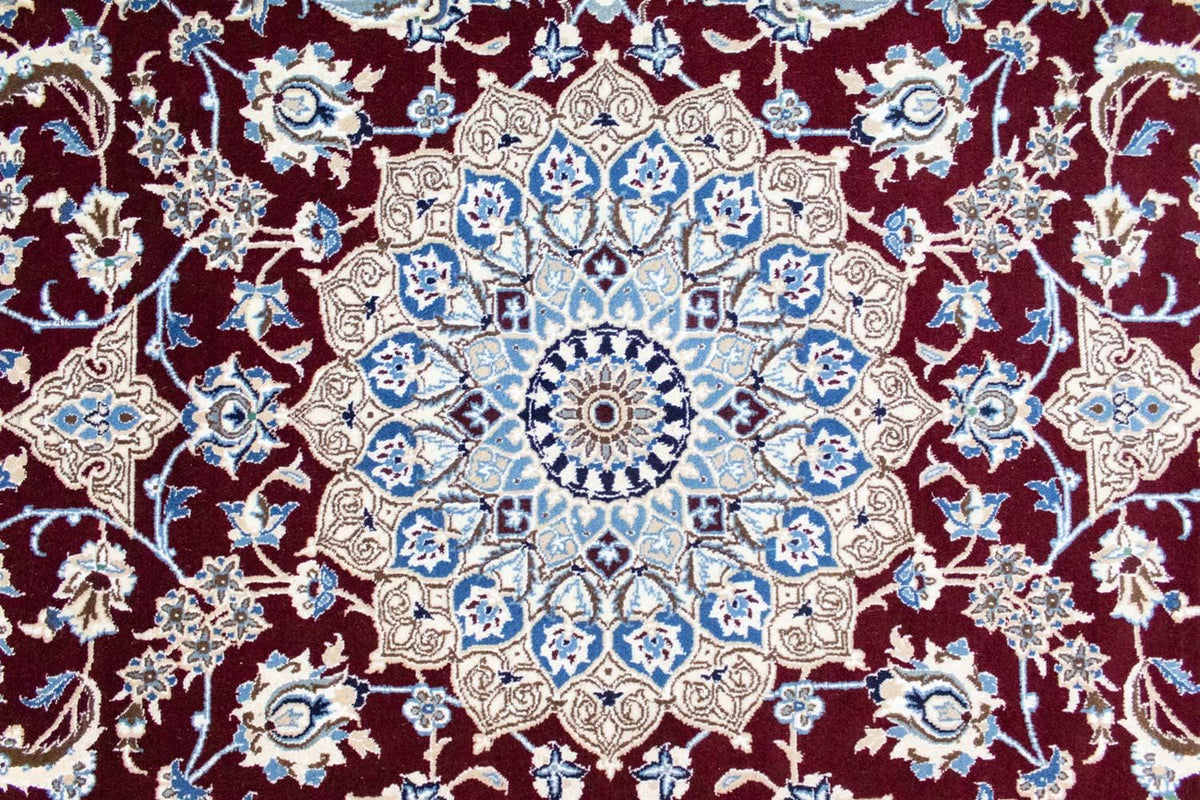 Perzisch tapijt - Nain - Koninklijk - 290 x 240 cm - rood