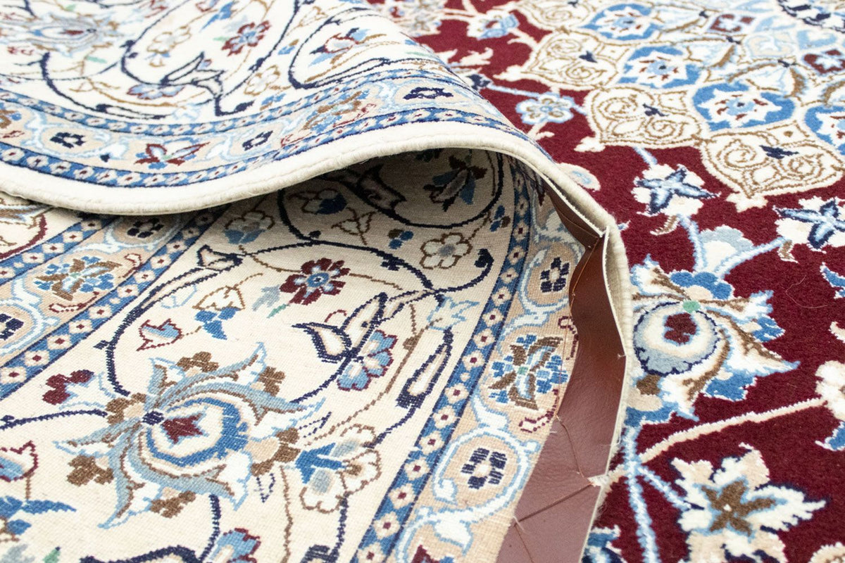 Perzisch tapijt - Nain - Koninklijk - 290 x 240 cm - rood