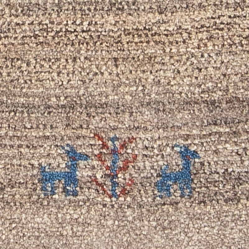 Gabbeh tapijt - Perzisch - 86 x 57 cm - natuur