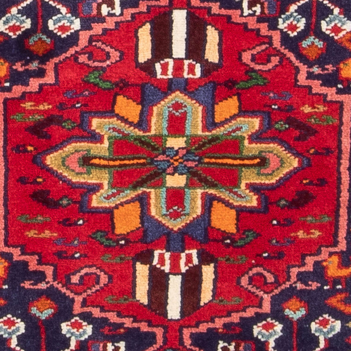 Perzisch Tapijt - Nomadisch - 88 x 62 cm - donkerblauw