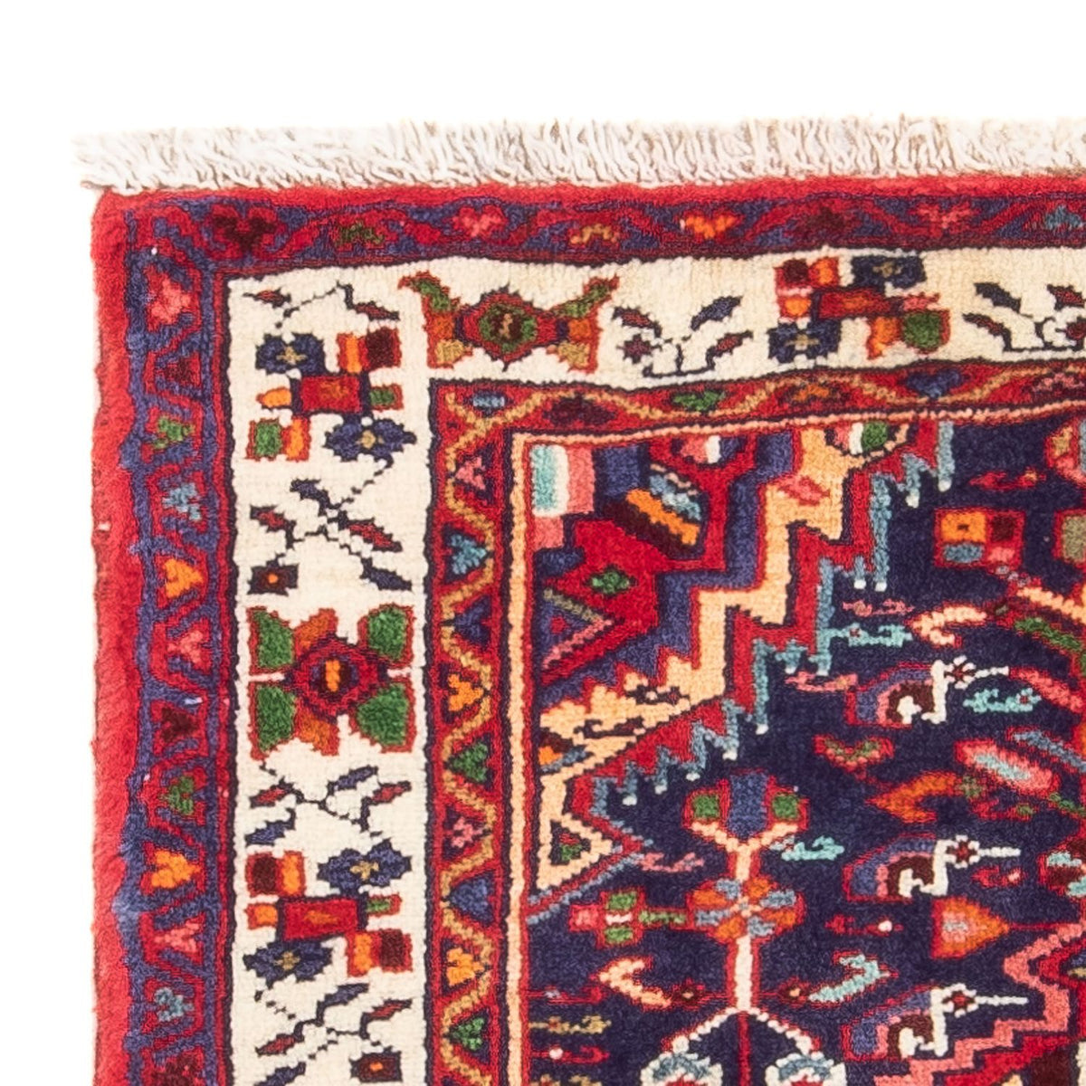 Perzisch Tapijt - Nomadisch - 88 x 62 cm - donkerblauw