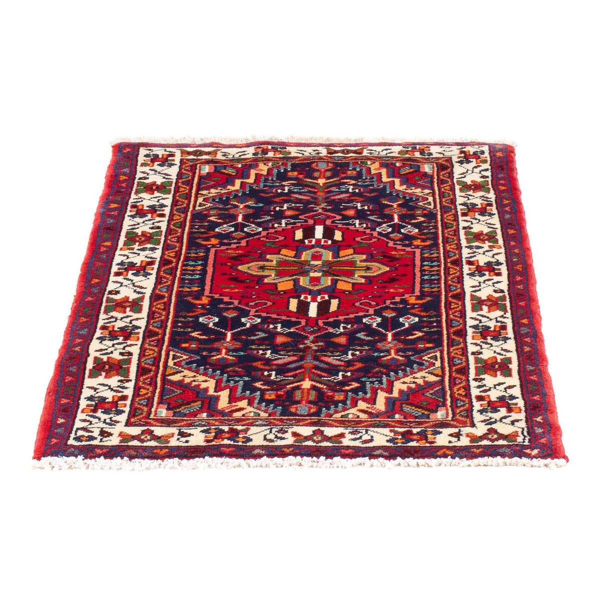 Perzisch Tapijt - Nomadisch - 88 x 62 cm - donkerblauw