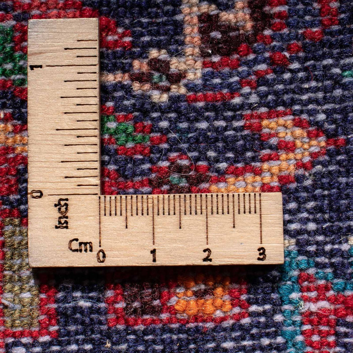 Perzisch Tapijt - Nomadisch - 88 x 62 cm - donkerblauw