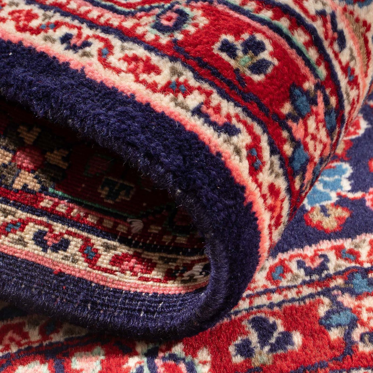 Perzisch Tapijt - Nomadisch - 88 x 69 cm - donkerblauw