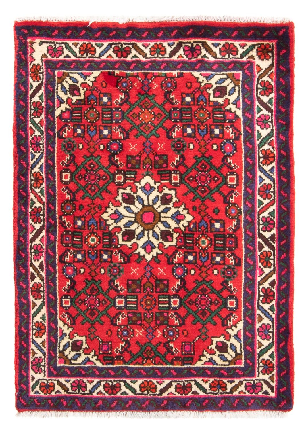 Perzisch Tapijt - Nomadisch - 100 x 70 cm - rood