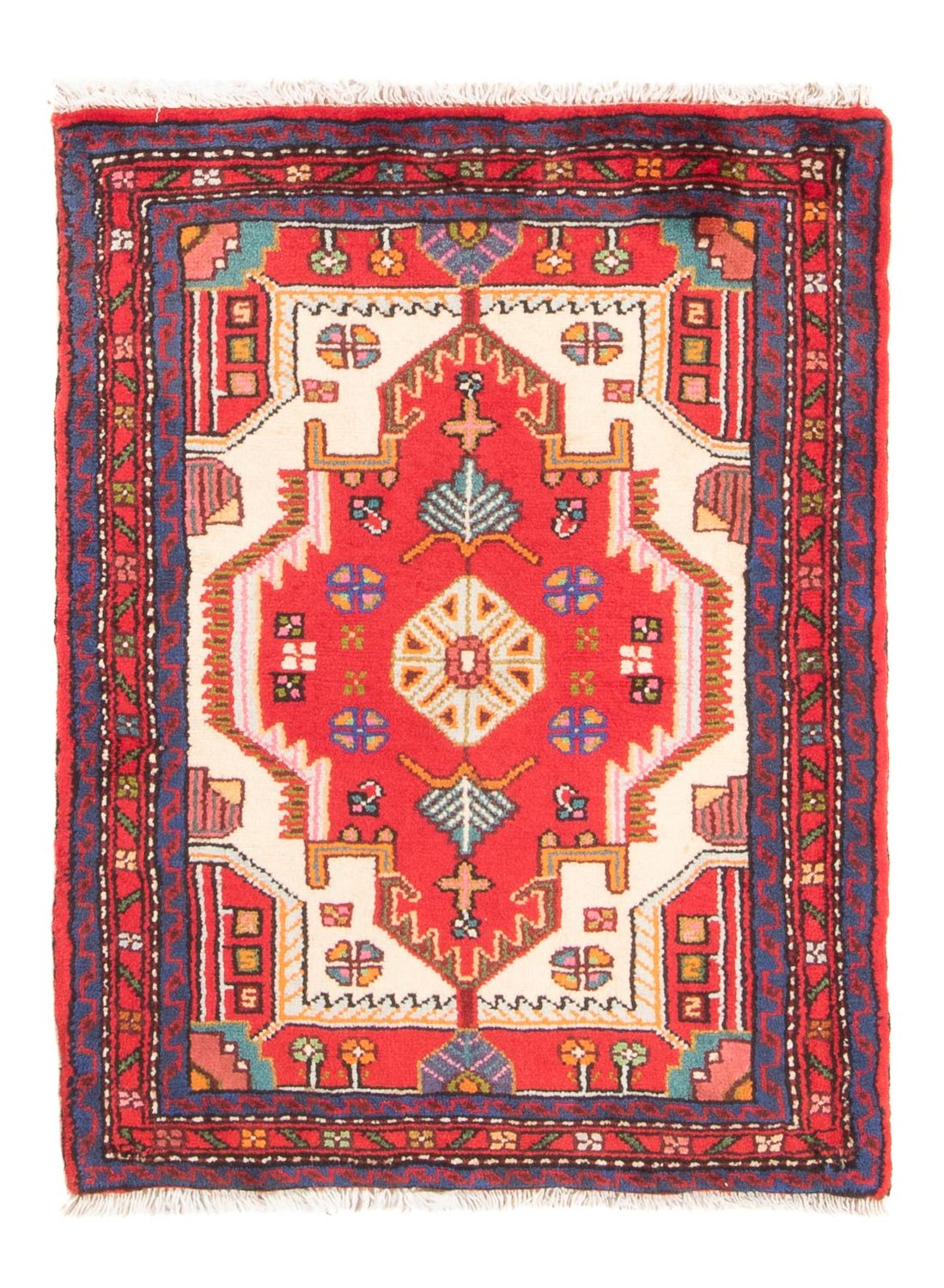 Perzisch Tapijt - Nomadisch - 91 x 65 cm - rood