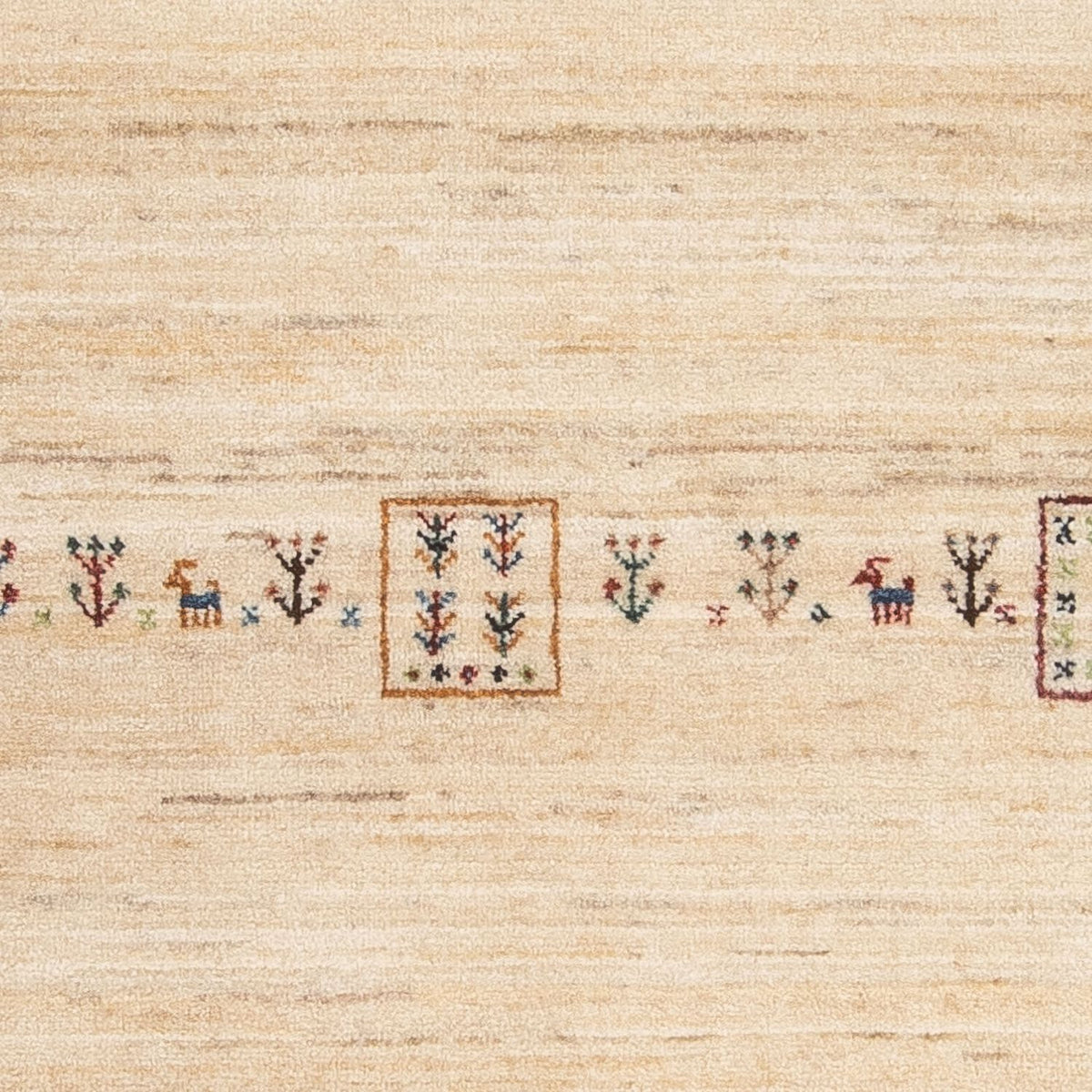 Gabbeh Tapijt - Loribaft Perzisch - 159 x 100 cm - beige