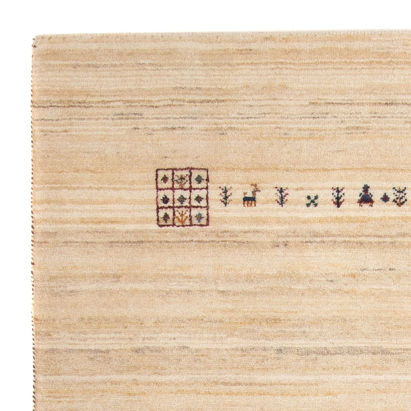 Gabbeh Tapijt - Loribaft Perzisch - 159 x 100 cm - beige