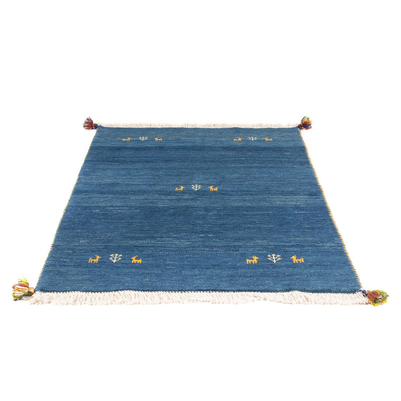 Gabbeh tapijt - Perzisch - 145 x 106 cm - blauw