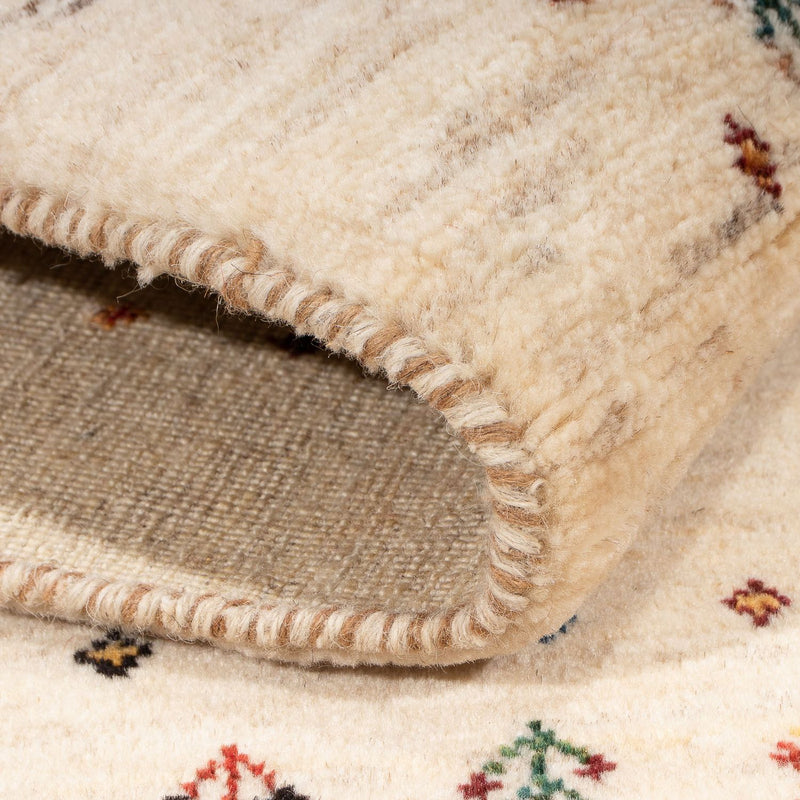 Gabbeh Tapijt - Loribaft Perzisch - 158 x 110 cm - natuur