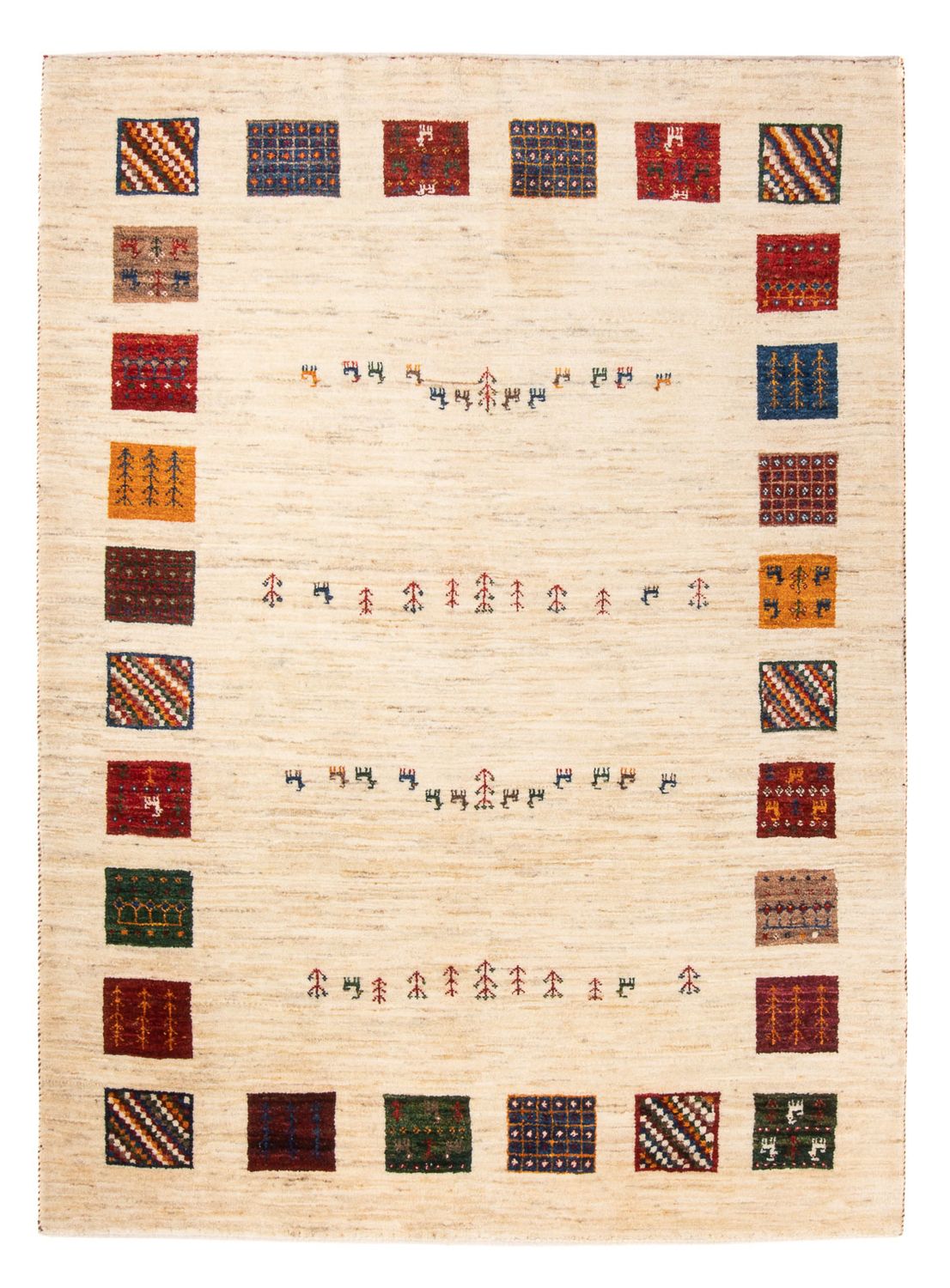 Gabbeh Tapijt - Loribaft Perzisch - 175 x 122 cm - veelkleurig