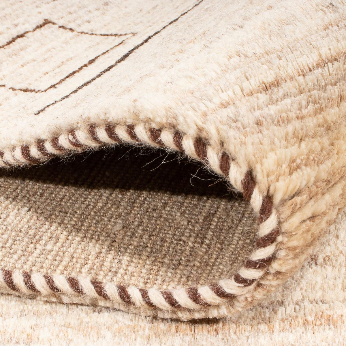 Berber tapijt - 205 x 158 cm - beige