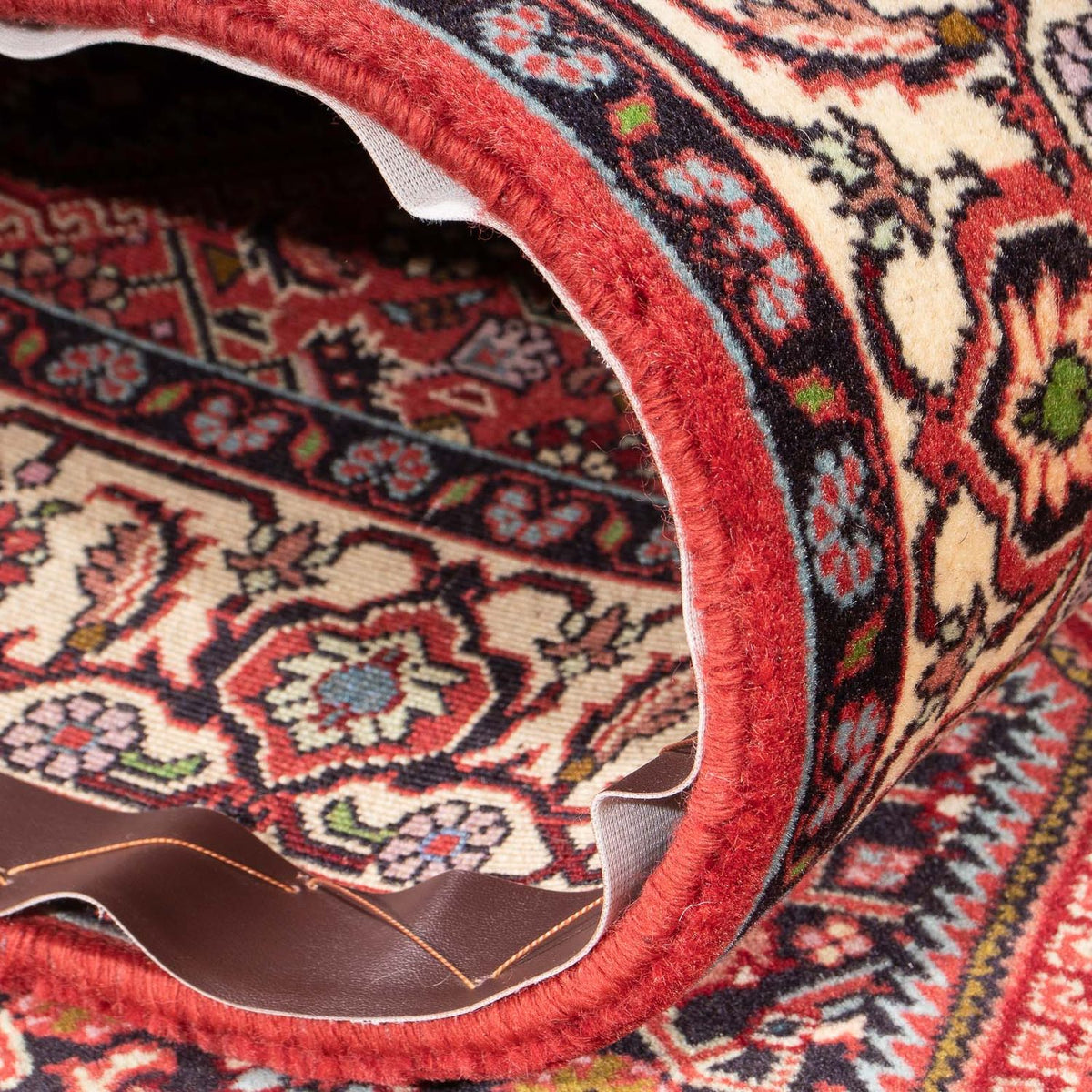 Loper Perzisch tapijt - Bijar - Koninklijk - 270 x 82 cm - rood