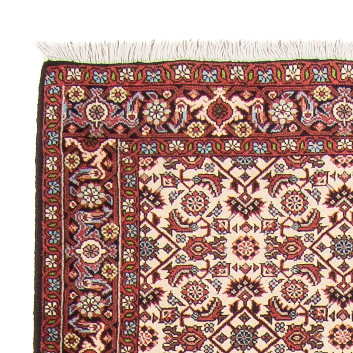 Loper Perzisch tapijt - Bijar - Koninklijk - 254 x 86 cm - beige