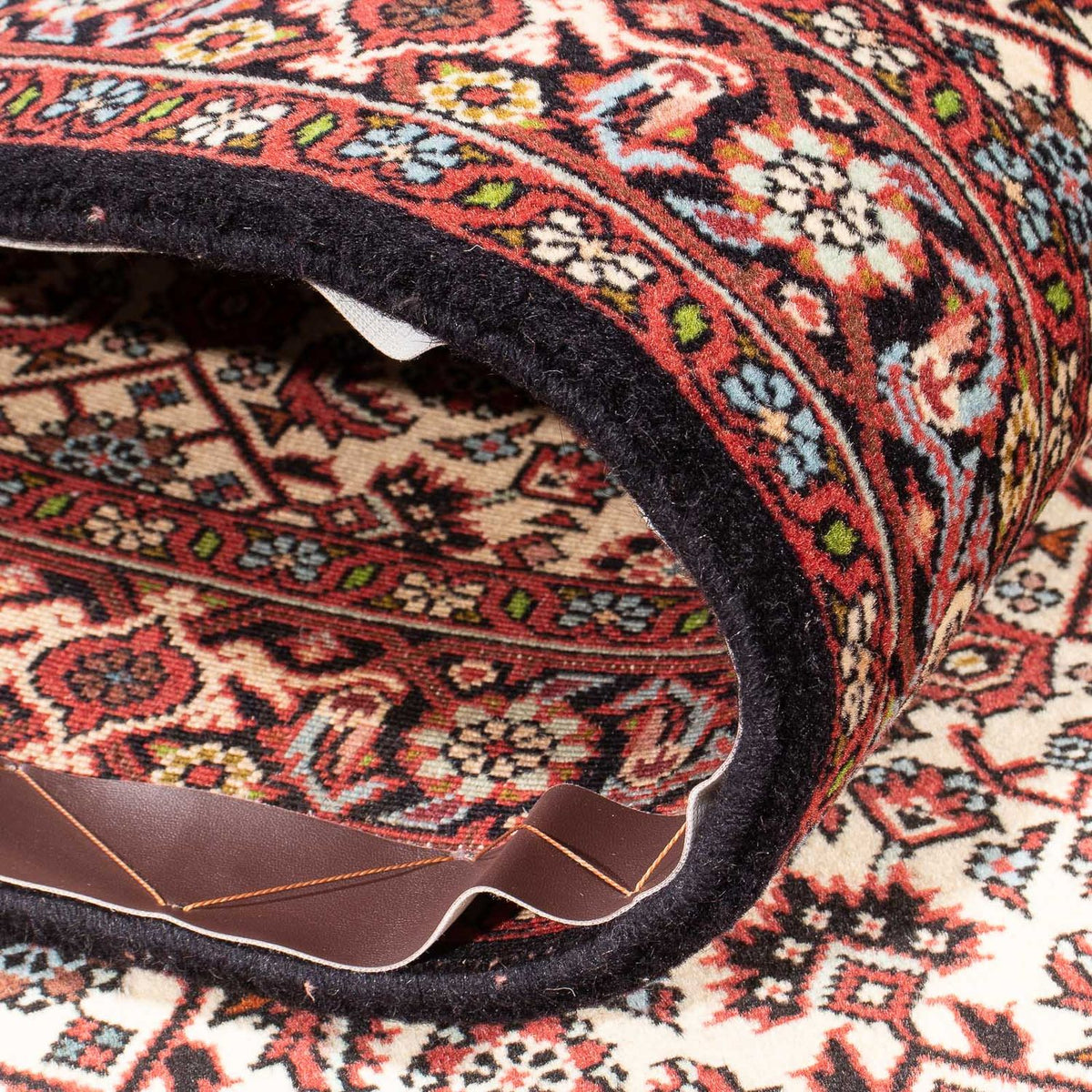 Loper Perzisch tapijt - Bijar - Koninklijk - 254 x 86 cm - beige