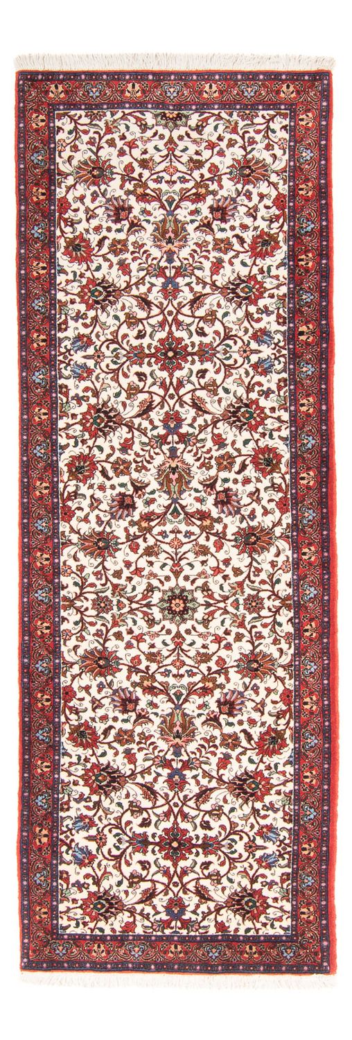 Loper Perzisch tapijt - Bijar - Koninklijk - 244 x 73 cm - beige