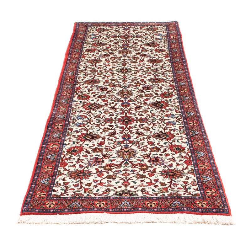 Loper Perzisch tapijt - Bijar - Koninklijk - 244 x 73 cm - beige