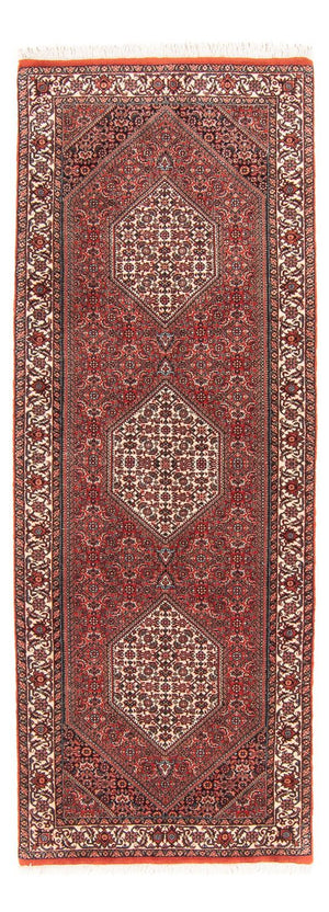 Loper Perzisch tapijt - Bijar - 236 x 80 cm - rood