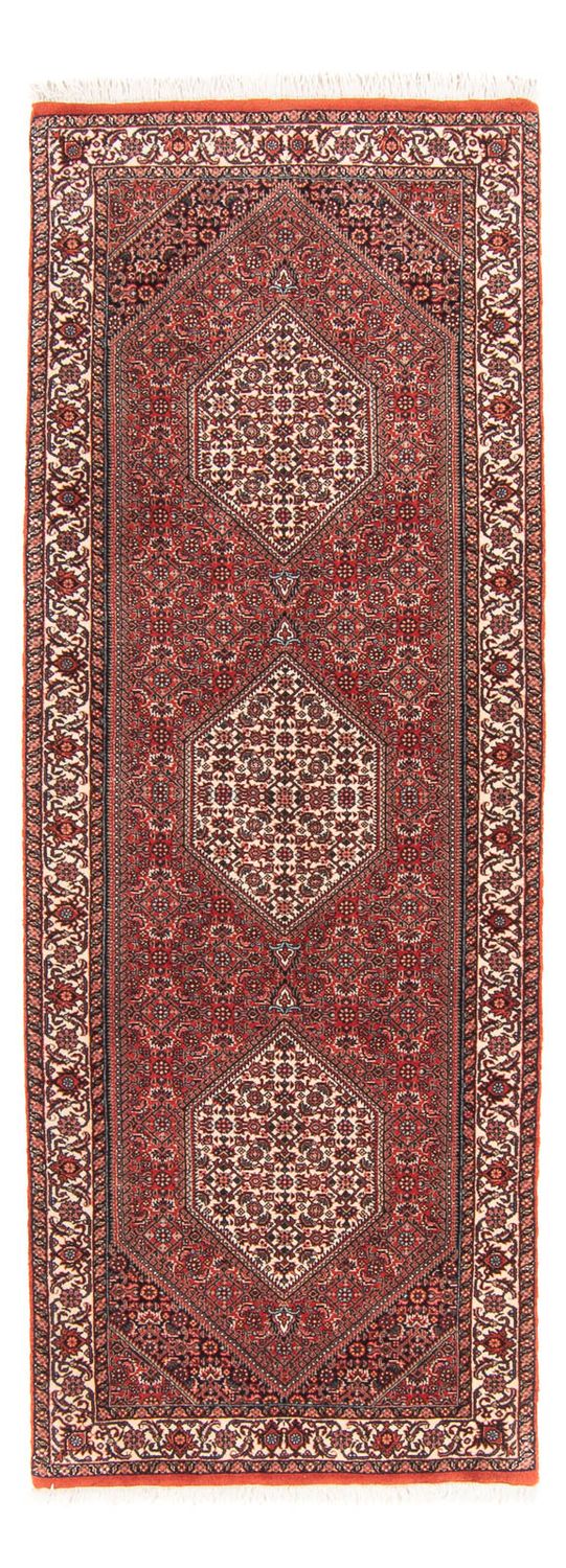 Loper Perzisch tapijt - Bijar - 236 x 80 cm - rood