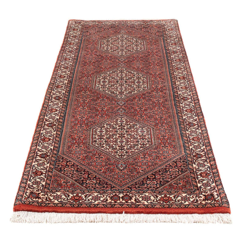 Loper Perzisch tapijt - Bijar - 236 x 80 cm - rood