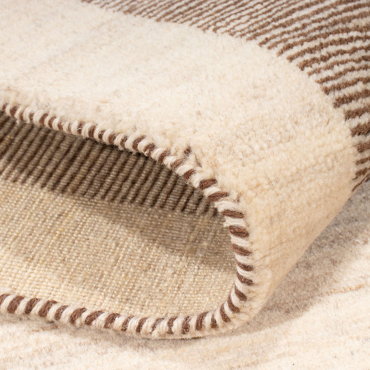 Loper Gabbeh Tapijt - Loribaft Perzisch - 209 x 83 cm - beige