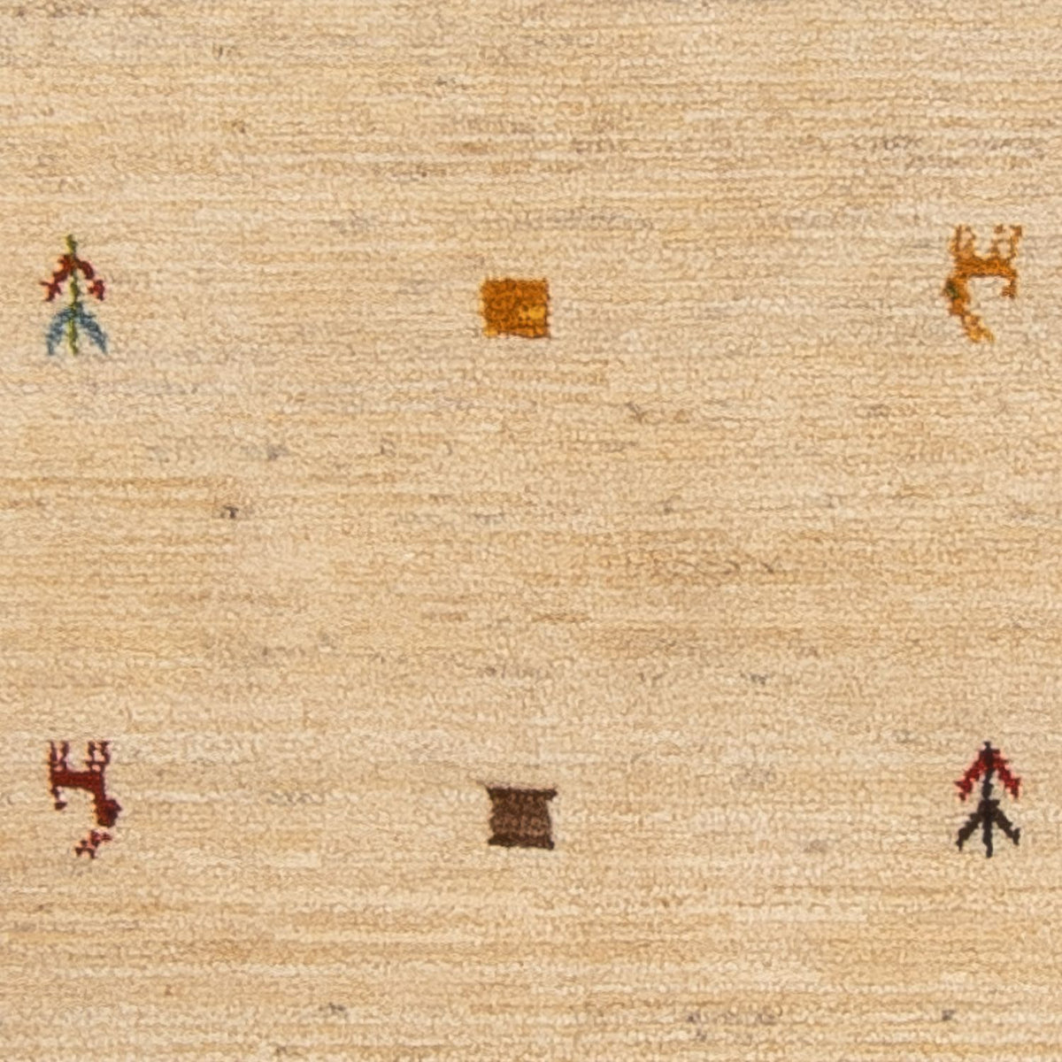 Loper Gabbeh tapijt - Perzisch - 200 x 82 cm - beige