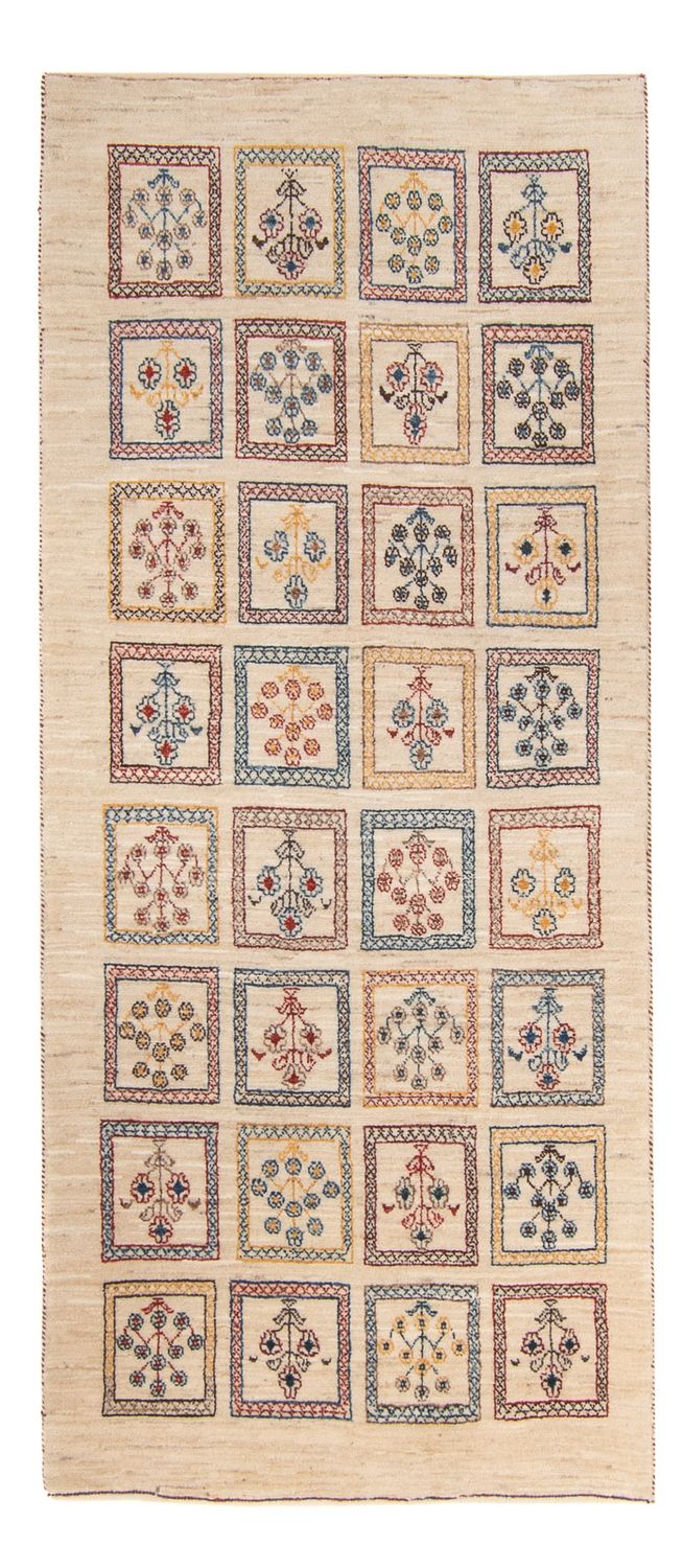 Loper Gabbeh Tapijt - Loribaft Perzisch - 193 x 84 cm - veelkleurig
