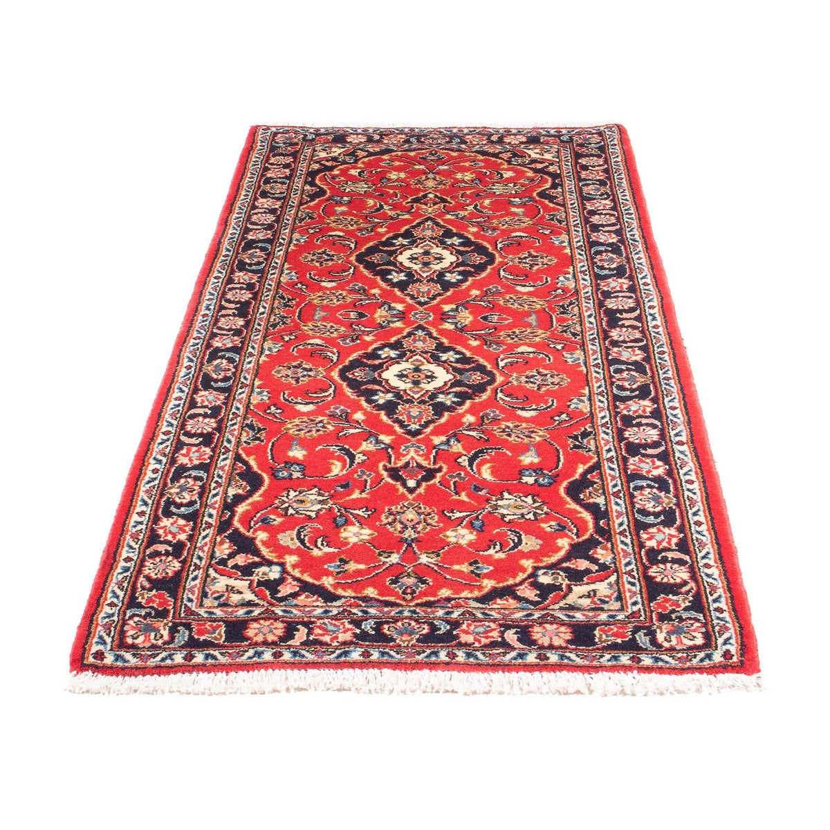 Loper Perzisch tapijt - Keshan - 194 x 80 cm - rood
