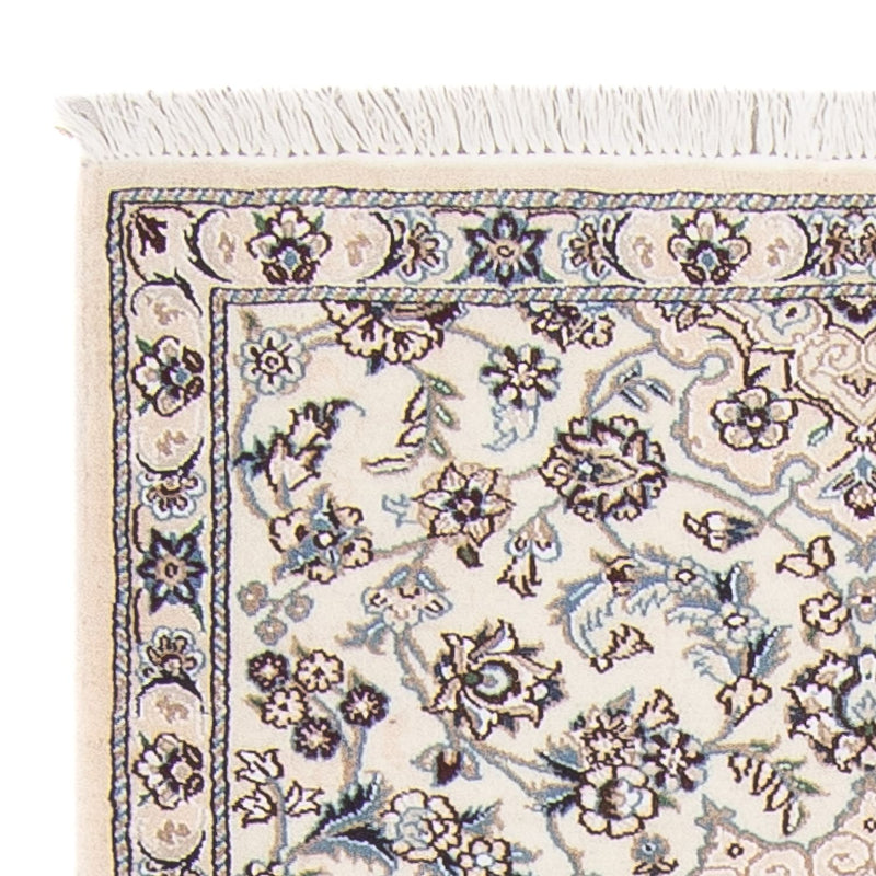 Loper Perzisch tapijt - Nain - Koninklijk - 208 x 82 cm - beige