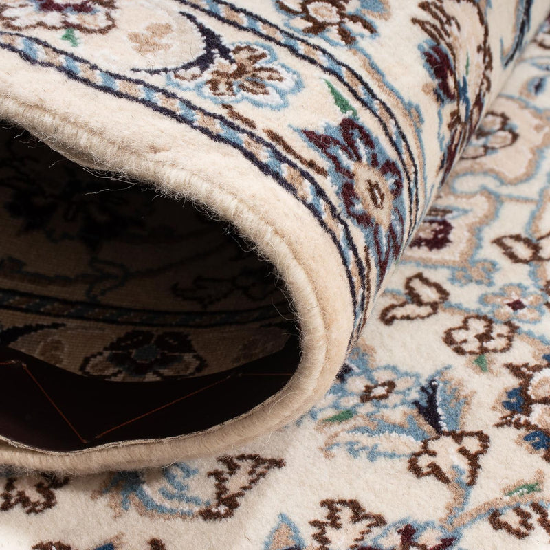 Loper Perzisch tapijt - Nain - Koninklijk - 208 x 82 cm - beige