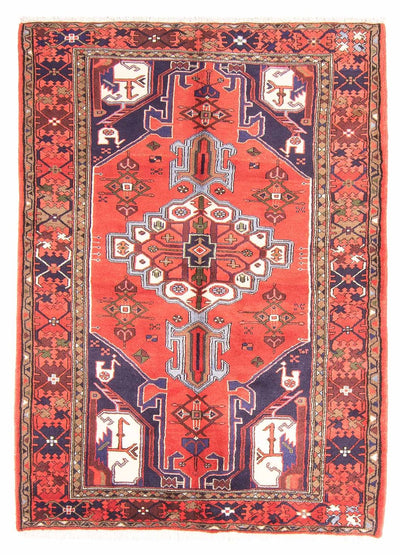 Hamadan Tapijt 135x185cm - Perzisch tapijt - rood