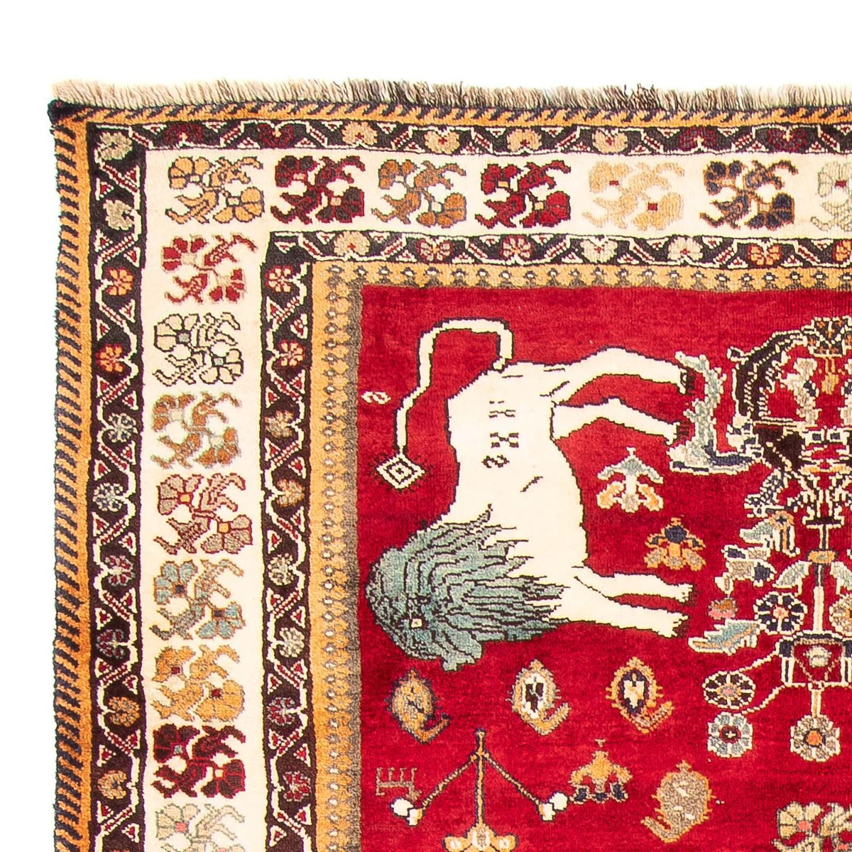 Gabbeh Tapijt - Kashkuli Perzisch - 265 x 171 cm - rood