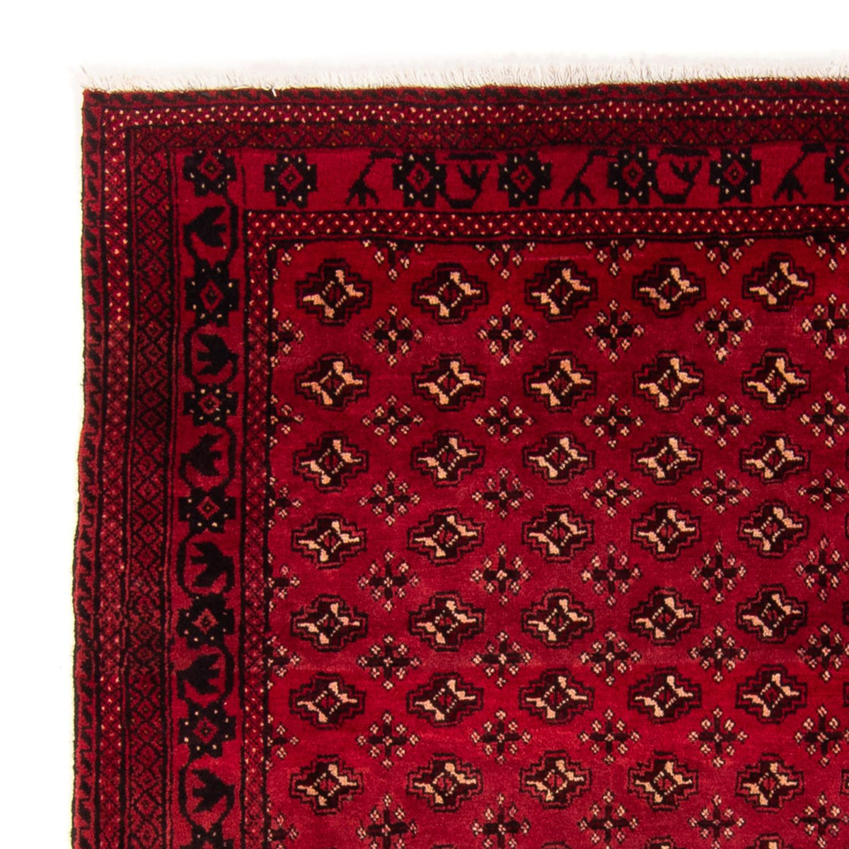 Turkaman tapijt - 239 x 130 cm - rood