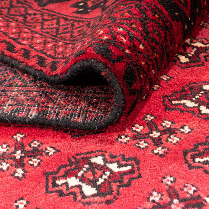 Turkaman tapijt - 239 x 130 cm - rood