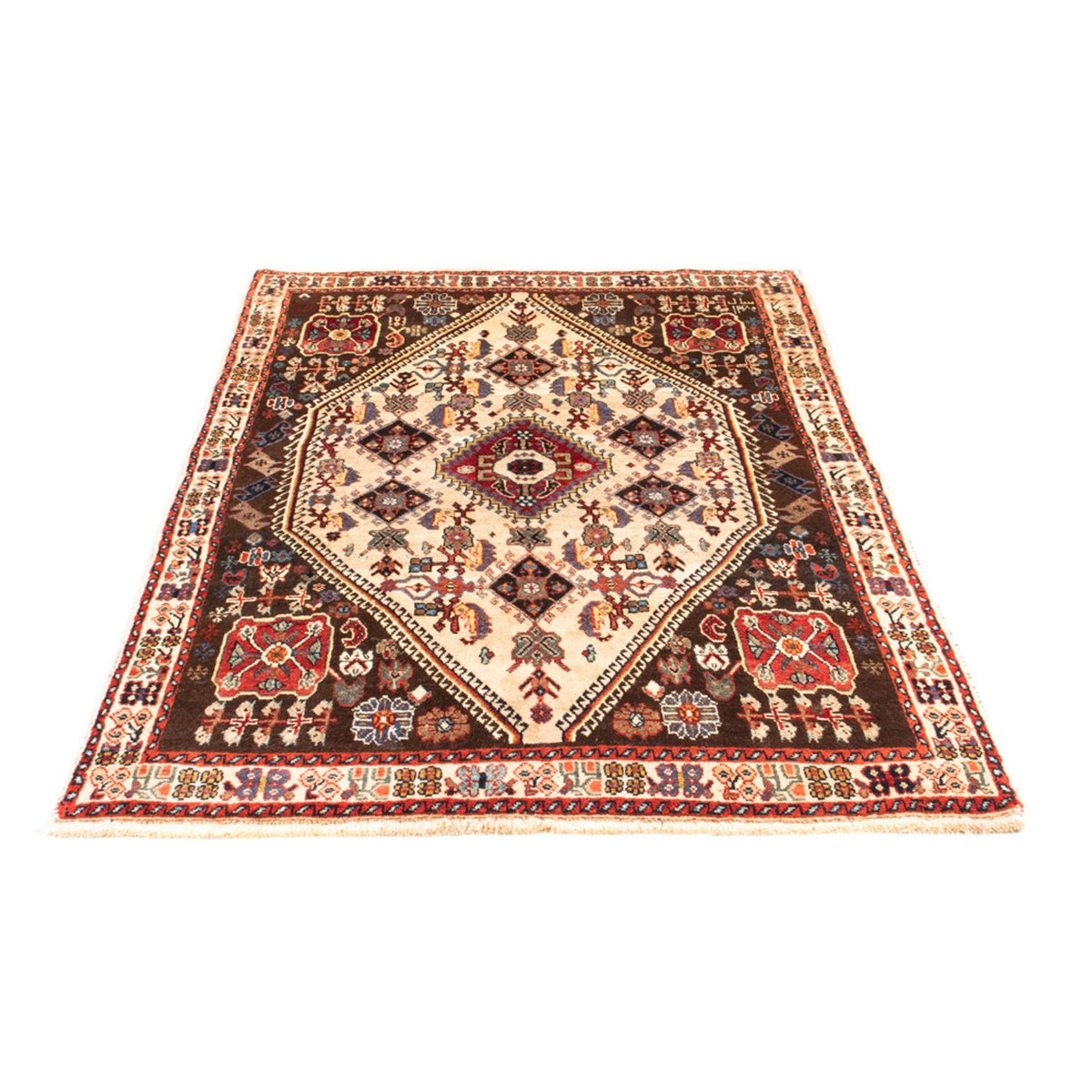Perzisch Tapijt - Nomadisch - 175 x 112 cm - beige
