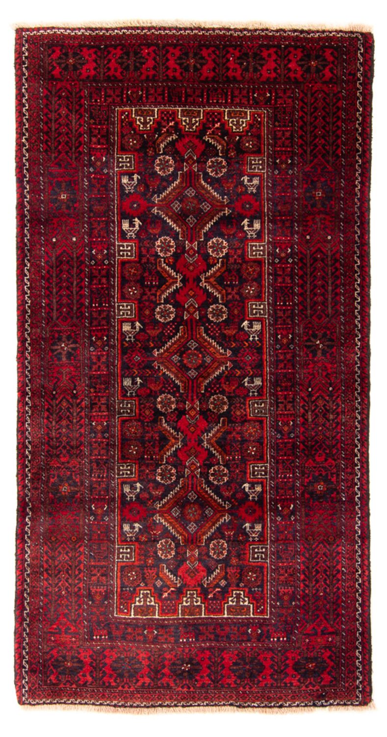 Loper Baluch tapijt - 182 x 96 cm - rood